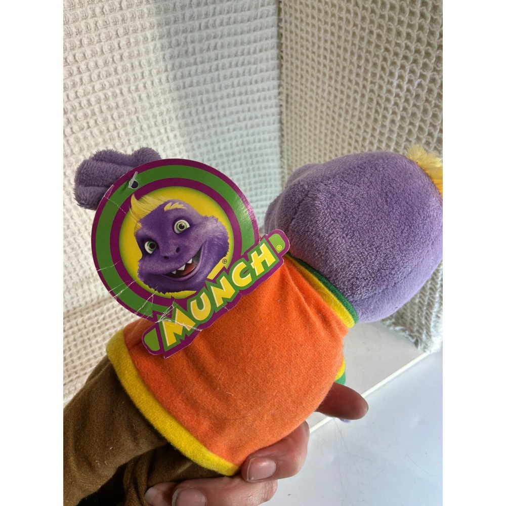 Nostalgic Unisex Chuck E. Cheese Mr. Munch Plush Toy OS Purple - Picture 3 of 5
